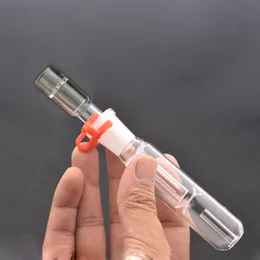 Glass Bubbler Rura wodna ustnik łodyga bąbelek woda 14 mm z narzędziem do palenia tytanowy adapter wodny do solo