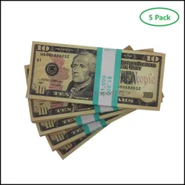 Funny Toys Replica Us Fake Money Kids Play Toy Or Family Game Paper Copy Banknote 100Pcs/Pack Drop Delivery Gifts Novelty Gag Dh51RB3E2