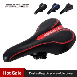 s MTB Mountain Road Bike Seat PU Leather Gel Filled Cycling Cushion Comfortable Shockproof Bicycle Saddle Riding Part 0130