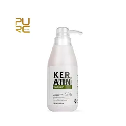 샴푸 컨디셔너 PURC 브라질 케라틴 처리 직접 헤어 5 포르말린 300ml Frizz를 제거하고 반짝이는 부드러운 치료 DH4ZM을 만듭니다.