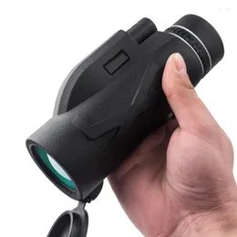 Teleskop US 80x100 Monocular Zoom Portable Prism Bak4 HD Optical With Phone Clip Stativ för campingfläck