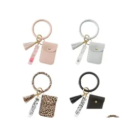 Party Favor Ups Pu Armband Key Ring Bank Reader Läderkort Bag Zero Wallet Fast Drop Delivery Home Garden Festly Supplies Event DHZ2A