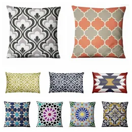 Pillow Retro Ikar Pattern Printed Decorative Home Decor Sofa Throw Almofadas Decorativas Para 17 17inch