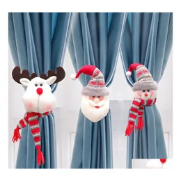 Christmas Decorations Ups Rubber Curtain Buckle Window Decoration Cartoon Creative Products Drop Delivery Home Garden Festive Party S Dhgzf