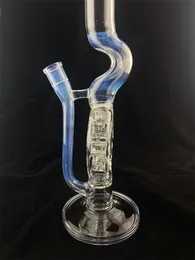 Cachimbos de fumar de reciclagem branca secreta suíça 18 polegadas 18 mm novo design personalizado