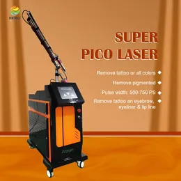 2023 Newly Super Pico Laser Remove Tattoo Or All Colors Remove Pigmented and Eyebrow