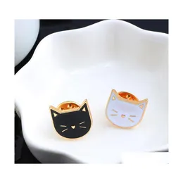 Pins Brooches Cartoon Cute Cat Animal Enamel Brooch Pin Badge Decorative Jewelry Style For Women Gift T353 677 T2 Drop Delivery Dhwax