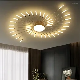 Ljuskronor modernt led vardagsrum taklätt enkelt sovrum ljuskrona studie restaurang lampa villa belysning