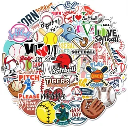 50st Baseball Stickers Sport Graffiti Stickers f￶r DIY Bagage Laptop Skateboard Motorcykelcykelklisterm￤rken T01040730