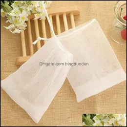 Other Bath Toilet Supplies Wash Face Soap Foaming Net Shower Blister Bubble Mesh Body Cleansing Nets Washing Tool Bathroom Accesso Dhtkw