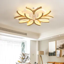 천장 조명 북유럽 로그 LED 램프 창조적 인 성격 침실 책실 간단