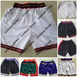 Basketball Jerseys Just Basketball Pocket Shorts Purple Green White Black