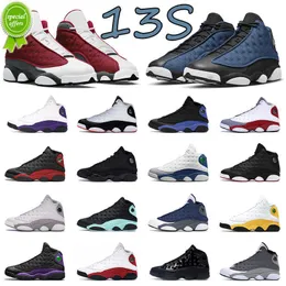 NEW OG 13 13s jumpman basketball shoes men women sneaker Court Purple Del Sol Red Flint Bred black cat Lucky Green mens trainer