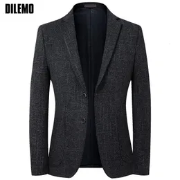 Ternos masculinos Blazers Brand Designer de primeira classe Marca casual Homens Blazer Slim Fit Casual Jacket Suit Coat Casual Mens Clothing 230130