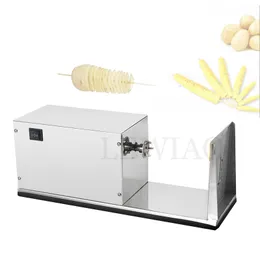 Commercial Electric Potato Tower Crane Fully Automatic Stainless Steel Body Rotating Potato Slices Easy To Clean