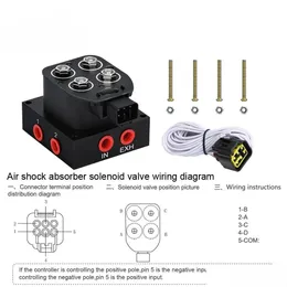 Outras peças automáticas /motocicleta 12V Solenóide VAE Raminamento de ar -ar -condicionado Raminador de ar 0200psi bolsa de controle esv01 entrega de gotas mobiles motociclet dhgbb