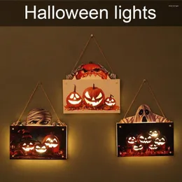 Nattljus Led Halloween Light House Sign Ambient Pumpkin Lantern Festival Wall Crafts Decorative Pendant