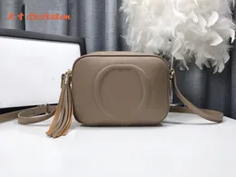 Kvinnors väskor handväskor plånbok handväska kvinnor crossbody sooho marmont väska disco axel väska fransad messenger handväska 22 cm louiseitys