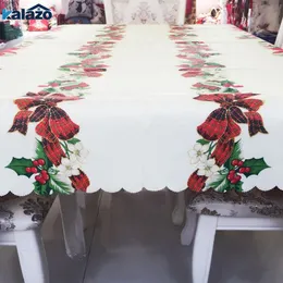 Tail de mesa ano de Natal Toelas de mesa retangulares de plástico