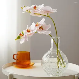 장식용 꽃 인공 꽃 아름다운 지골 피노 시스 비전제 DIY 신선한 신선한 신선한 미화 난초 집 장식을위한 장식