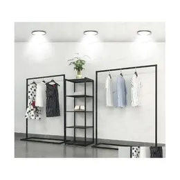 Kommersiella möbler Damkläder Shop Show Rack Klädställ Landar i Zhongdao Fönstret hänger Drop Delivery Hemträdgård Dhn53