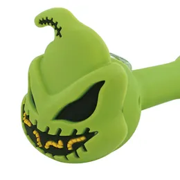 Tubos de fumar Yhswe oogie boogie tabaco tubo de mão borbulhbler fumaça silicone com tigela de vidro