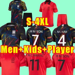 South Korea 2022 soccer jerseys home away H M SON HWANG KIM HWANG LEE JEONG SUNG LEE KWON 2023 FOOTBALL SHIRTS retro 2022 fans player version women Men Kids Child Adult