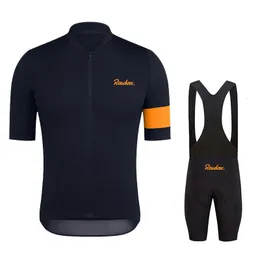 Cykeltröja sätter Raudax Men Short Sleeve Ropa Ciclismo Hombre Summer Clothing Triathlon Bib Shorts Suit Bike Uniform 230131