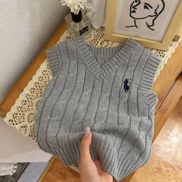 Baby Junge Mädchen Pullover Weste Kind Gestrickte Weste Pullover Ärmel Frühling Herbst Schule Baby Kleidung 2-7Y