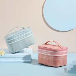 Storage Bags Women MakeUp Organizer Bag Fashion Portable Cosmetic Case Travel Wash Toiletry