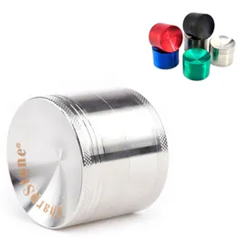 Grinder de ervas c￴ncavas coloridas no atacado mini 40mm 4 player personalizado metal sharpstone tabaco grinders para fumar aceitar OEM