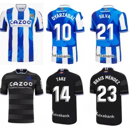 2022/23 Real Sociedad Voetbalshirts 2023 MERINO PORTU OYARZABA Maillots Shirt Heren TAKE PACHECO SILVA BARRENE JANUZAJ ISAK BRAIS MENDEZ Voetbaltenue