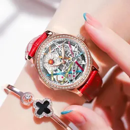 Zegarek Hanboro Watch Women's Little Daisy Fashion Temperament Inkrustowany Diamentowy luksus mniejszościowy