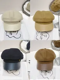 Herbst-Netto-Promi-Retro-Britischer Baskenmütze-Hut für Damen, neuer Maler-Hut, literarischer Achteck-Hut für den Tag, Zeitungsjungen-Hut