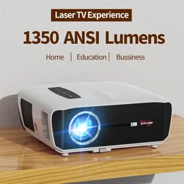 その他のエレクトロニクス1350 ANSI Lumensビデオプロジェクター4KフルHD 1080p Ultra Laser Experience Data for Data Show 230731