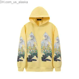 Erkek Hoodies Sweatshirts Rhude Hoodie 2023SS Erkekler ve Kadınlar İçin Savaş Parçalanmış Kapüşonlulara Karar Veren Yeni Sonbahar ve Kış ZXHW