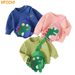 Hoodies Sweatshirts VFOCHI 2023 Baby Boy with Bag Spring Children Clothes Long Sleeves Sweatshirt Sports Style Casual 230801