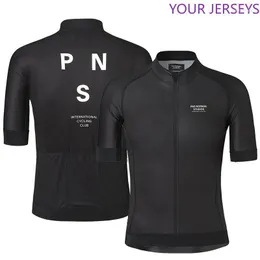 Giacche da corsa PNS Bike Tops Abbigliamento Wear Silicone Antiscivolo Cyclin Shirt Summer Short Sleeve Cycling Jersey For Men Quick Dry Bicycle MTB