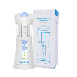 Andra hälsoskönhetsartiklar Portable Electric Nasal Irrigator 2 Tips Näsrengörare Sladlös Pulserande tvättbevattning System Skölj Barn Vuxen SDFEW 230801