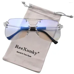 Okulary przeciwsłoneczne komputer przeciw niebieski promieniowe okulary jasne okulary optyczne oko oko spektakl UV blokowanie filtra gier