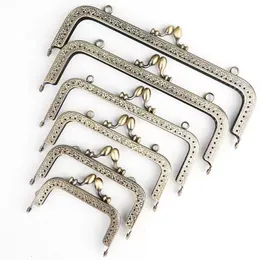 Bag Parts Accessories 10pcs 8530cm Clutch Purse Frame Handle Coins Bags Part Metal Kiss Clasp Lock Handbags 230731