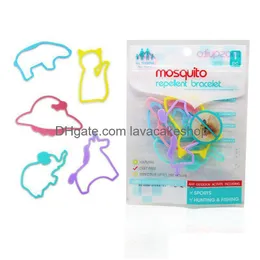 Pest Control Japanese Styles Sile Mosquito Repellent Armband Antibite Animal Shaped Colorf Mosquitos Armband Drop Delivery Home G DH7LM