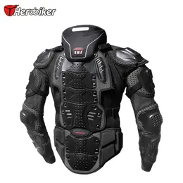 Herobiker Motorcykel rustning Jacket Motocross Racing Riding Offroad Protective Gear Body Guards Outdoor Sport ADD Neck Prodector232s