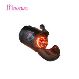 Masturbators MOVAVA Powerful Male Vibrator Men Sex Machine Stimulation Vibrators Penis delay trainer Automatic Masturbator Toys For Adult 230801