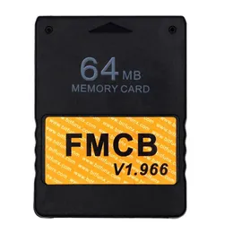 메모리 카드 하드 드라이버 무료 McBoot v1.966 PS2 FMCB 게임 세이버 8MB16MB32MB64MB 230731 용 메모리 카드