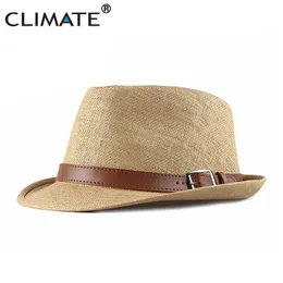 Breda brimhattar hink klimat vintage sommar stråhatt coola män fedora panama papper retro för man solid fedoras cap 230801