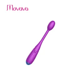 Vibratoren MOVAVA G-Punkt-Vibrator AV-Stick für Frauen 8 Sekunden bis zum Orgasmus Fingerförmige Vibes Nippel Klitoris Stimulator Sexspielzeug für Erwachsene 230801