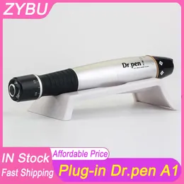 Plug In Dr.Pen A1-C Electric Derma Pen Micro Needle kits Com 2 Pcs Cartridges Key Switch Version Skin Care Tools Meso Therapy Machine