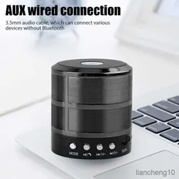Портативные динамики Bluetooth мини -беспроводная поддержка USB Subwoofer Portable Sound Wireless для R230801