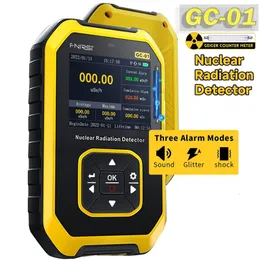 Testadores de Radiação FNIRSI GC-01 Contador Geiger Detector de Radiação Nuclear Detector de Radioatividade Dosímetro Pessoal Recarregável 230731